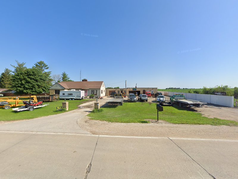 The Iowa Falls Towing and Recovery base on County Road D15, Iowa Falls, Iowa
